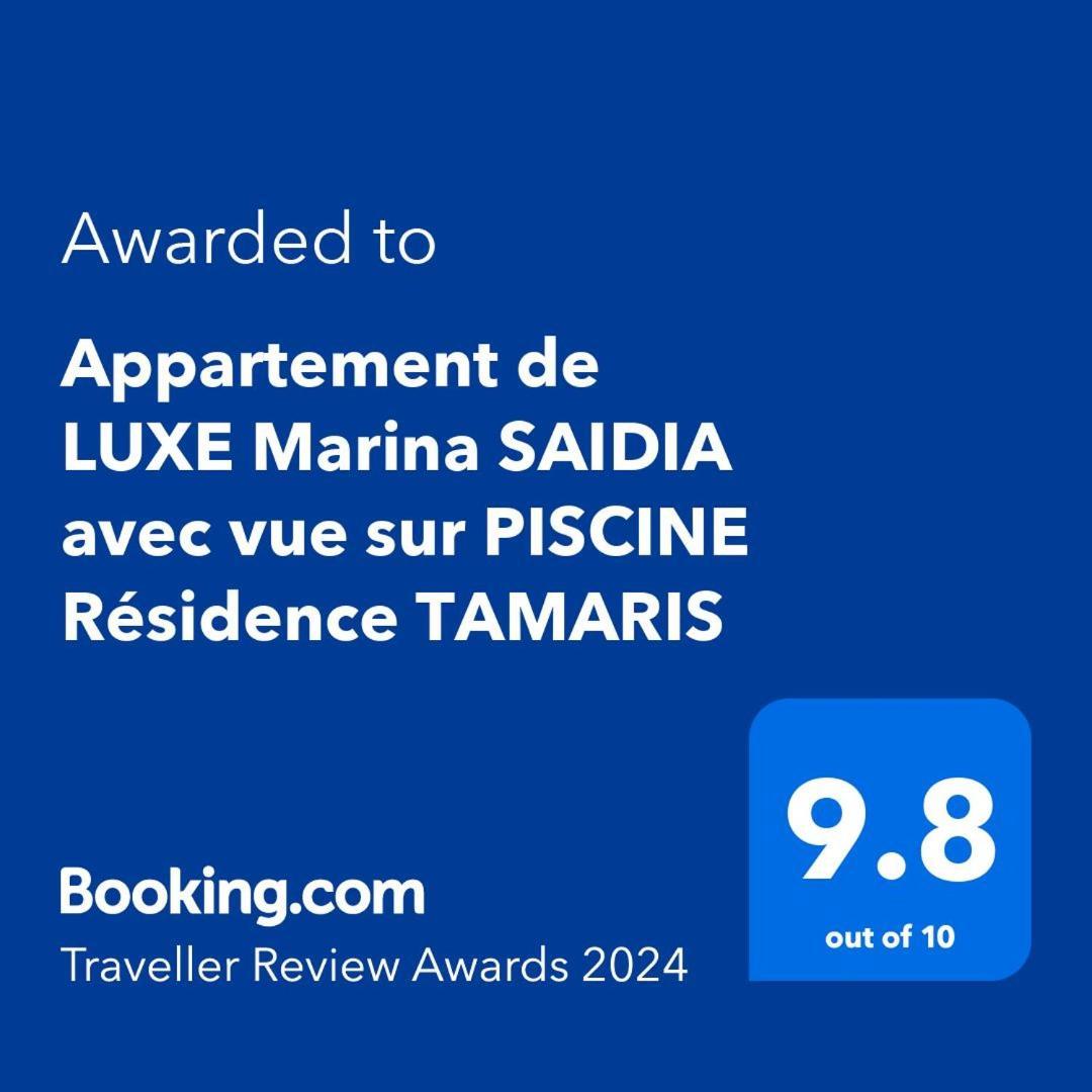 Appartement De Luxe Marina Saidia Avec Vue Sur Piscine Residence Tamaris Exteriör bild
